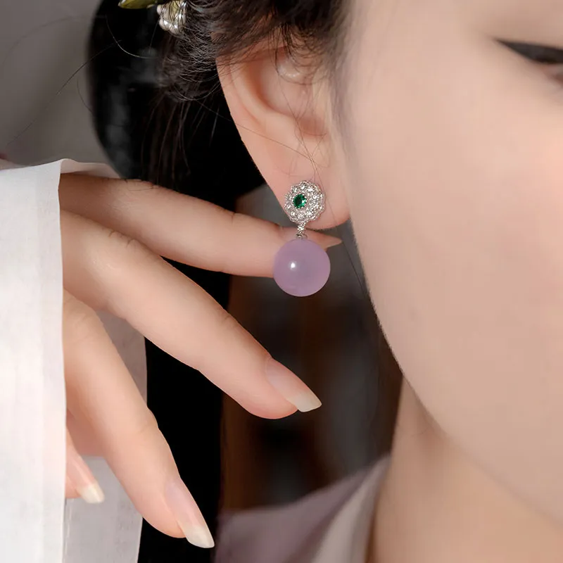 Princess Cui Chalcedony Earrings Women's-5
