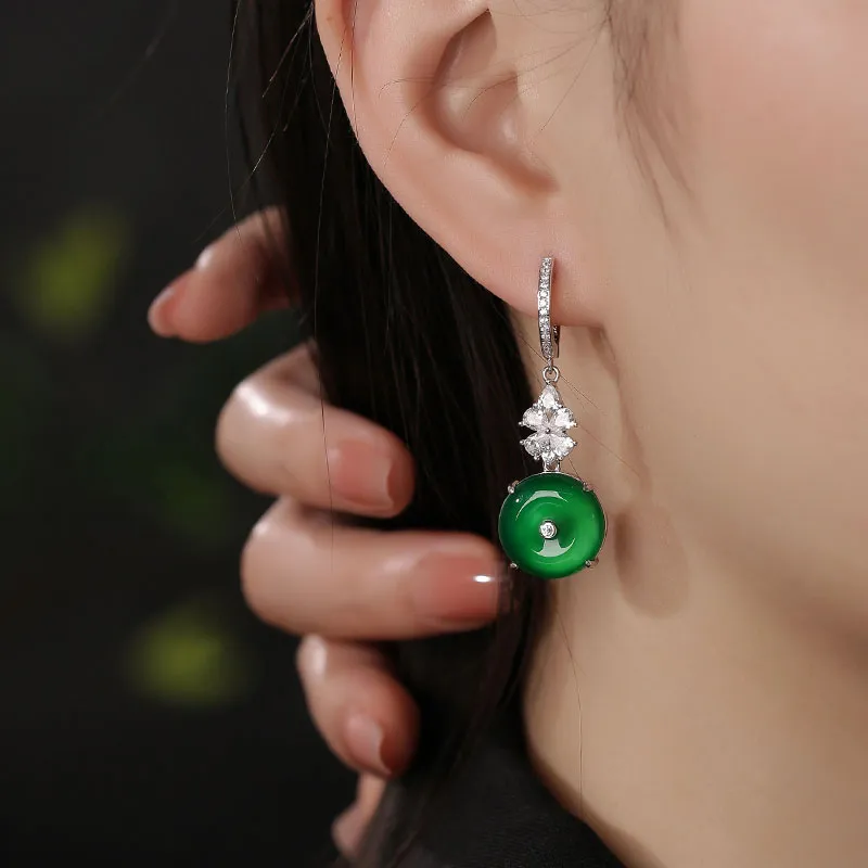Princess Cui Chalcedony Earrings Women's-2