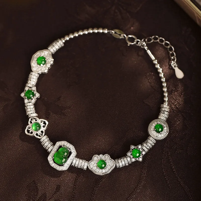 Princess Cui High Ice Jade Jadeite Bracelets Women's-1