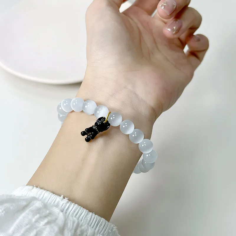 Princess Cui Cat's Eye Stone Bracelets Unisex-5