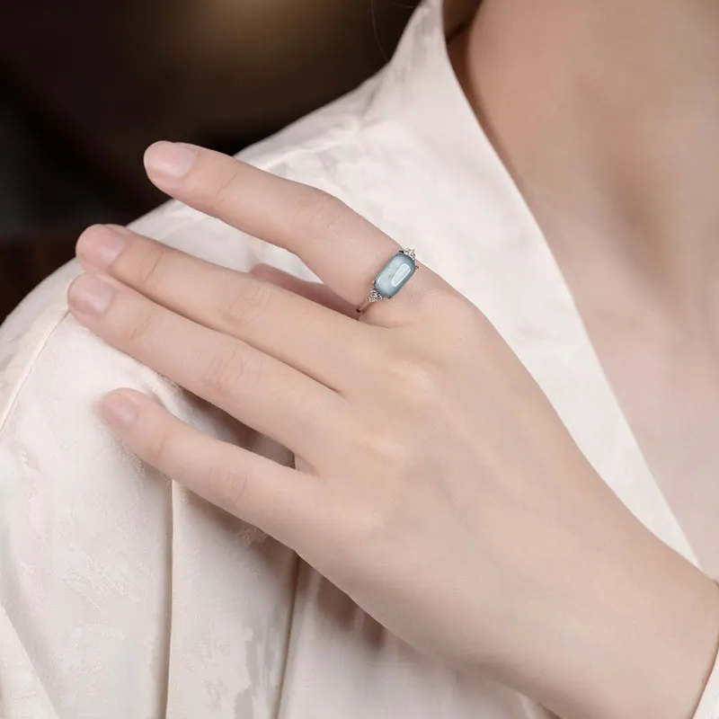 Princess Cui Ice Type Jadeite Rings Unisex-6