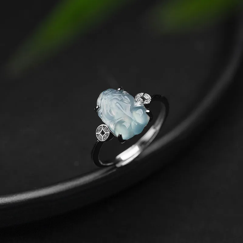 Princess Cui Ice Type Jadeite Rings Unisex-2