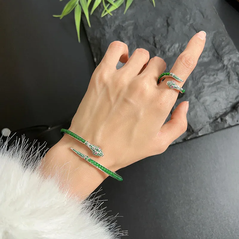 Princess Cui Ice Type Jadeite Bangles Unisex-6