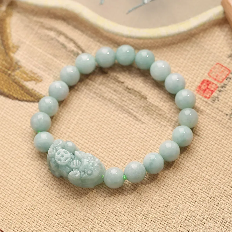 Princess Cui Glutinous Jade Jadeite Bracelets Unisex-1