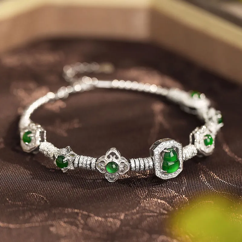 Princess Cui High Ice Jade Jadeite Bracelets Women's-3