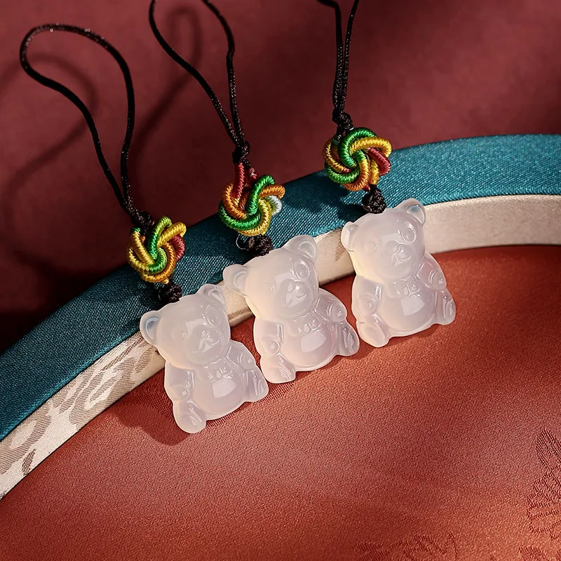 Princess Cui Chalcedony Cell Phone Pendants Unisex-1