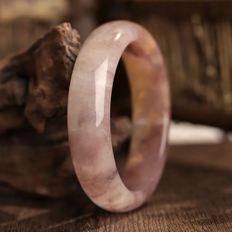 Princess Cui Golden Silk Jade Bangles Women's-2