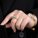 Princess Cui Ice Type Jadeite Rings Unisex