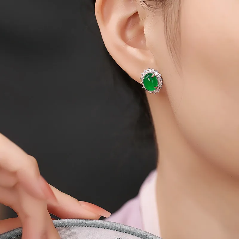 Princess Cui Chalcedony Earrings Women's-5
