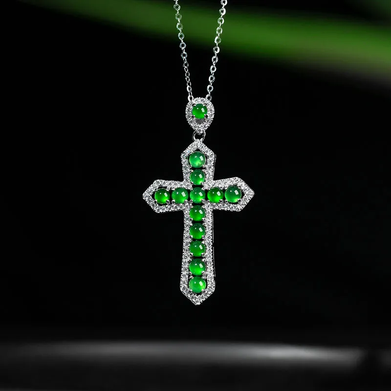 Princess Cui Ice Type Jadeite Necklaces Women's-1