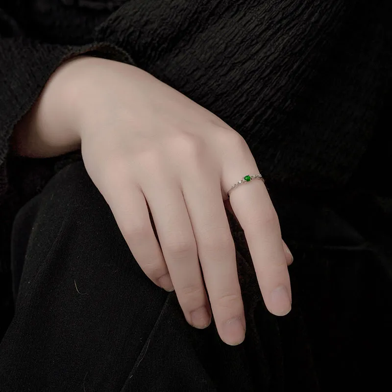 Princess Cui Ice Glutinous Jadeite Rings Women's-5