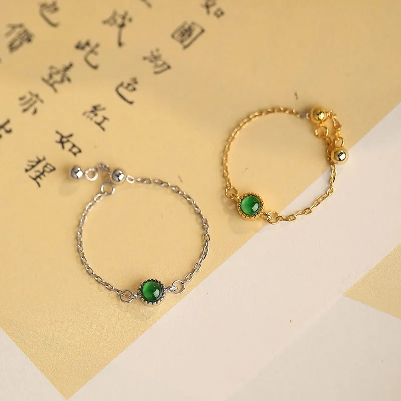 Princess Cui Ice Glutinous Jadeite Rings Women's-2
