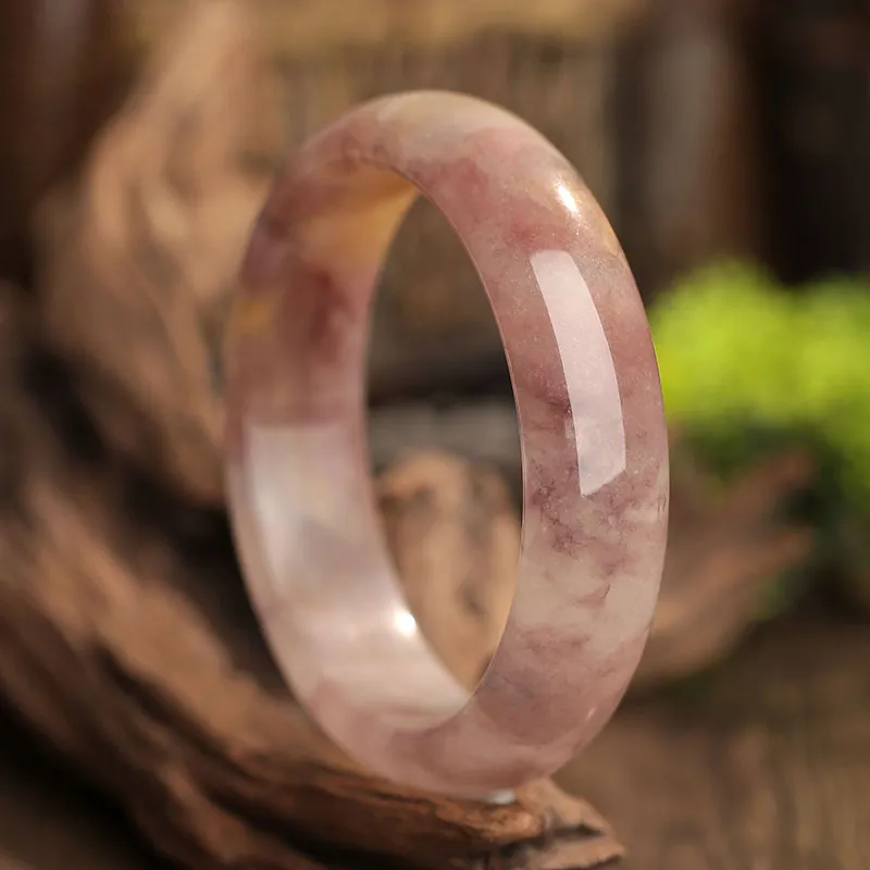 Princess Cui Golden Silk Jade Bangles Women's-1