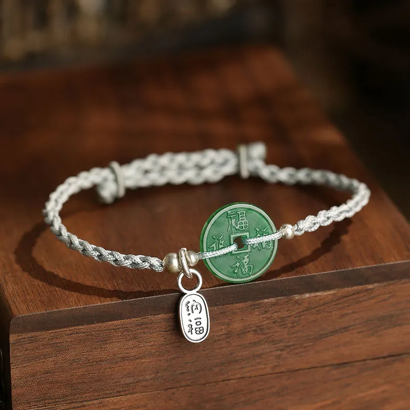 Princess Cui Ice Glutinous Jadeite Bracelets Unisex-3
