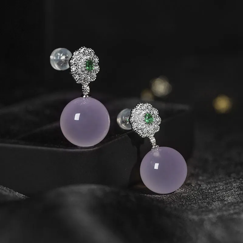 Princess Cui Chalcedony Earrings Women's-1