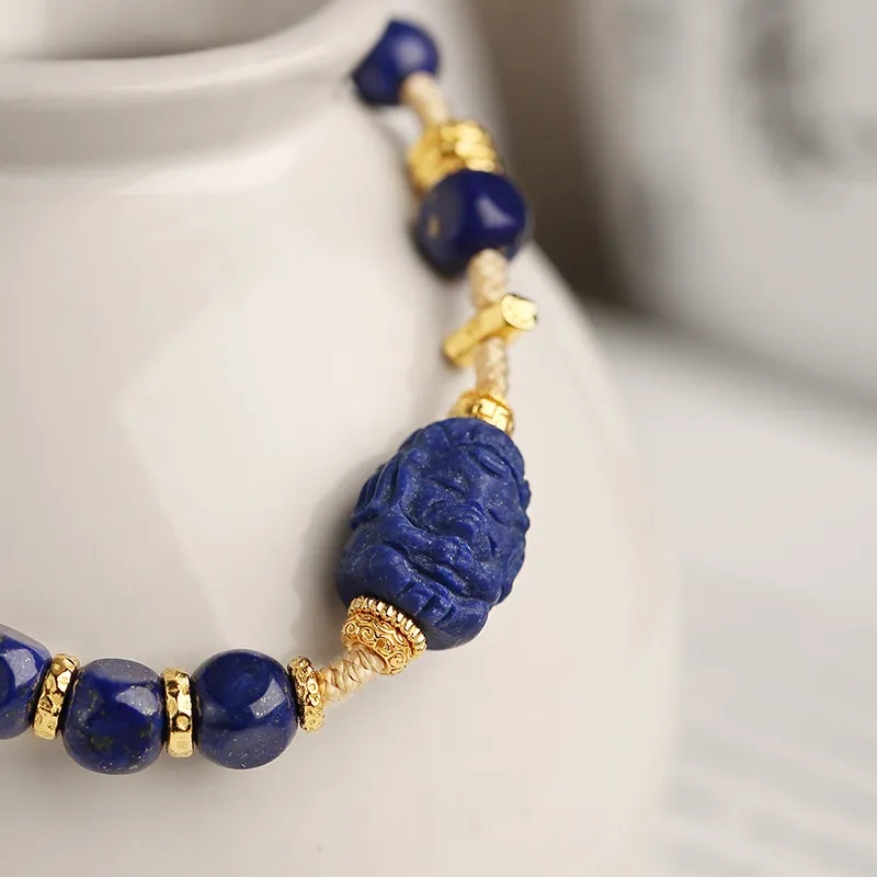 Princess Cui Lapis Lazuli Bracelets Unisex-5