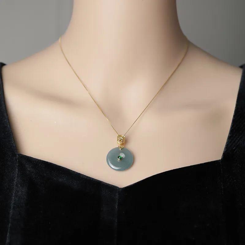 Princess Cui Ice Type Jadeite Necklaces Women's-5