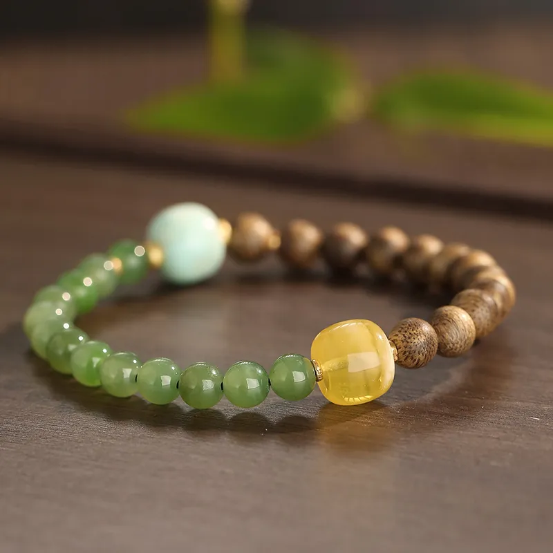 Princess Cui Agarwood Bracelets Unisex-3