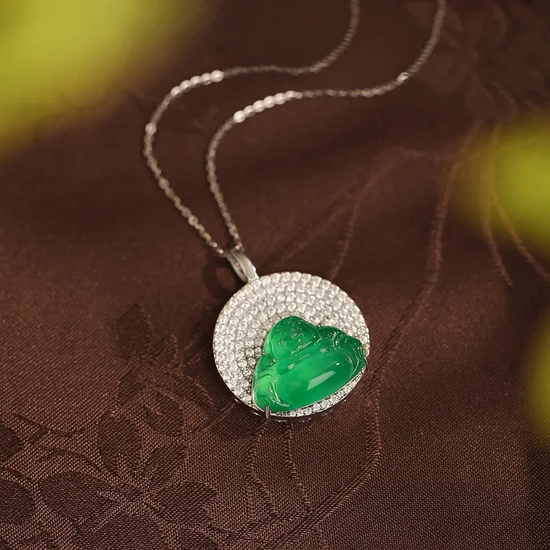 Princess Cui Chalcedony Necklaces Unisex-3
