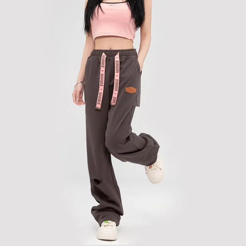 RA&RN Casual Pants Women's Dark Gray-3