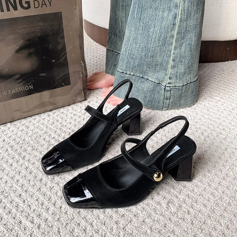 Puppytown Chunky Heel High Heels Women's-1