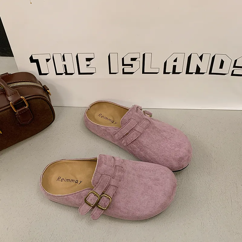 Puppytown Slip Resistant Abrasion Resistant Closed Toe Slippers Women's-8