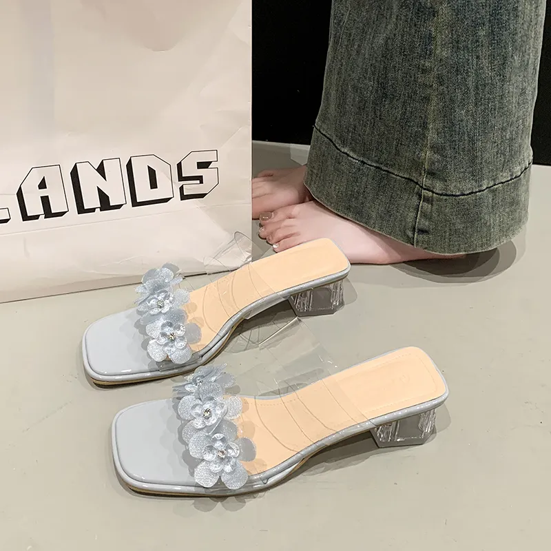 Puppytown Rhinestone Slip Resistant Abrasion Resistant Slide Slippers Women's-2