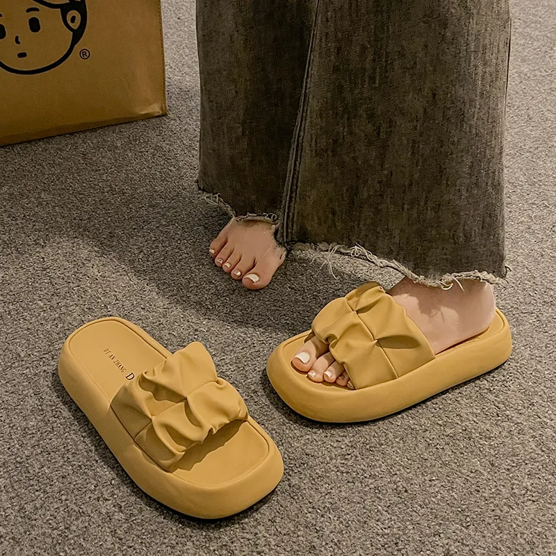 Puppytown Rubber Sole Slip Resistant Abrasion Resistant Slide Slippers Women's-7