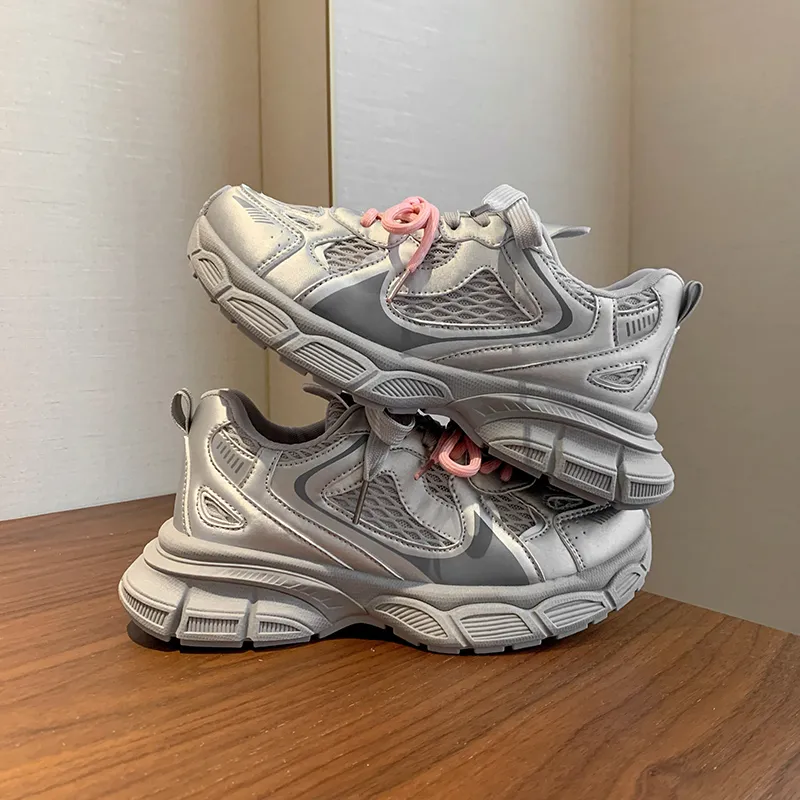 Puppytown Slip Resistant And Breathable Low Top Chunky Sneakers Women's-2