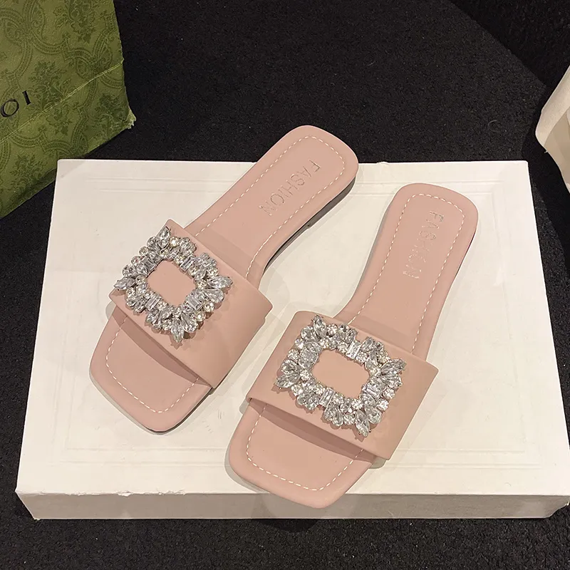 Puppytown Rubber Sole Slip Resistant Abrasion Resistant Slide Slippers Women's-1