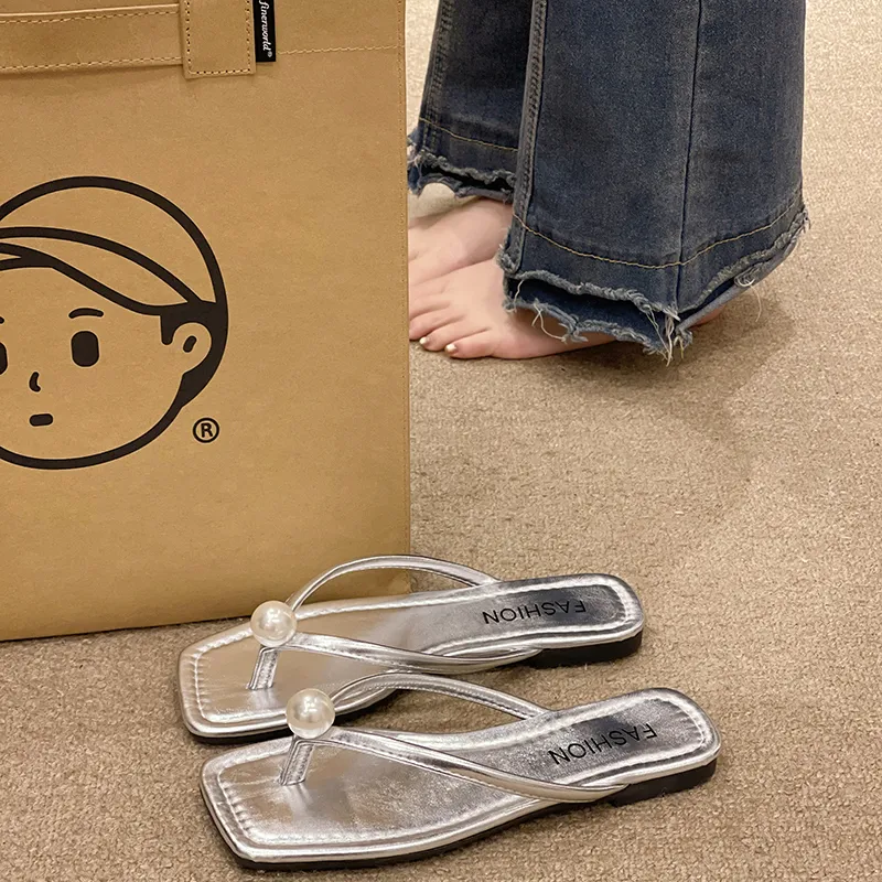 Puppytown Abrasion Resistant Slip Resistant Flip Flops Women's-7