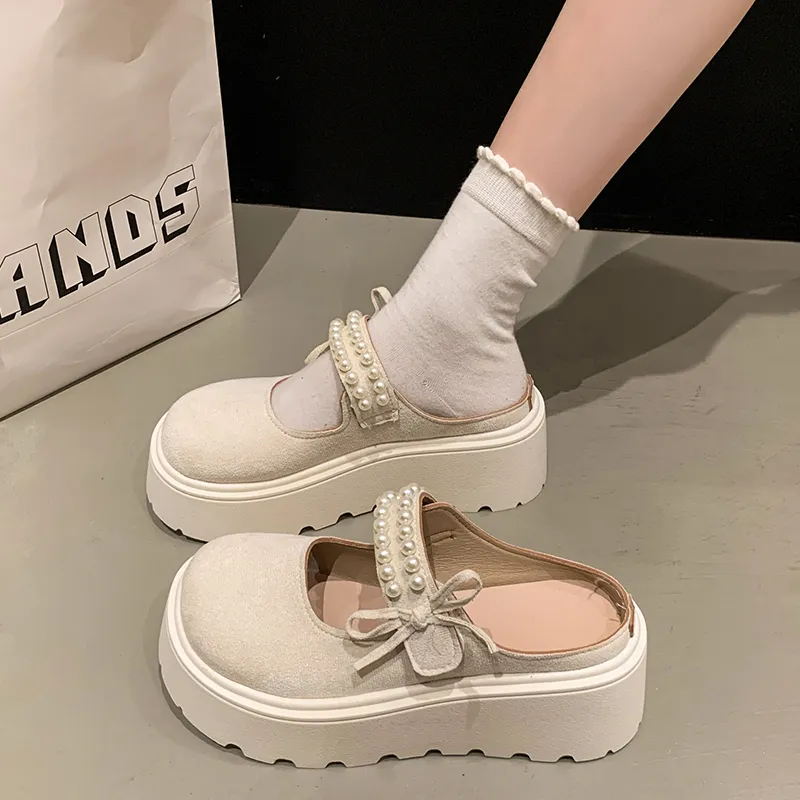 Puppytown Rubber Sole Slip Resistant Abrasion Resistant Closed Toe Slippers Women's-9