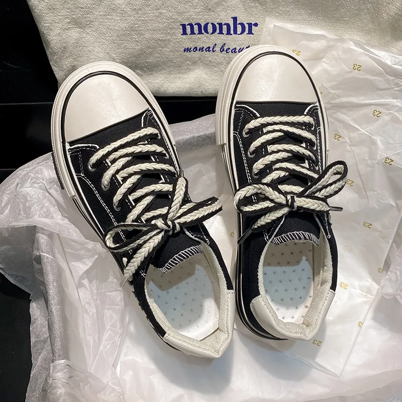 Puppytown Breathable And Wear resistant Low Top Canvas Shoes Women's-10