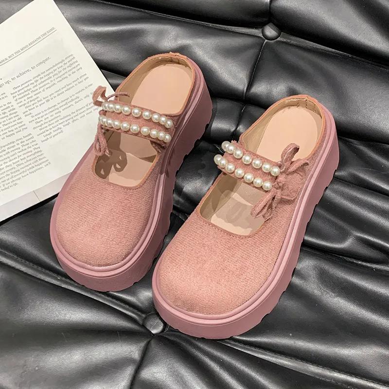 Puppytown Rubber Sole Slip Resistant Abrasion Resistant Closed Toe Slippers Women's-18