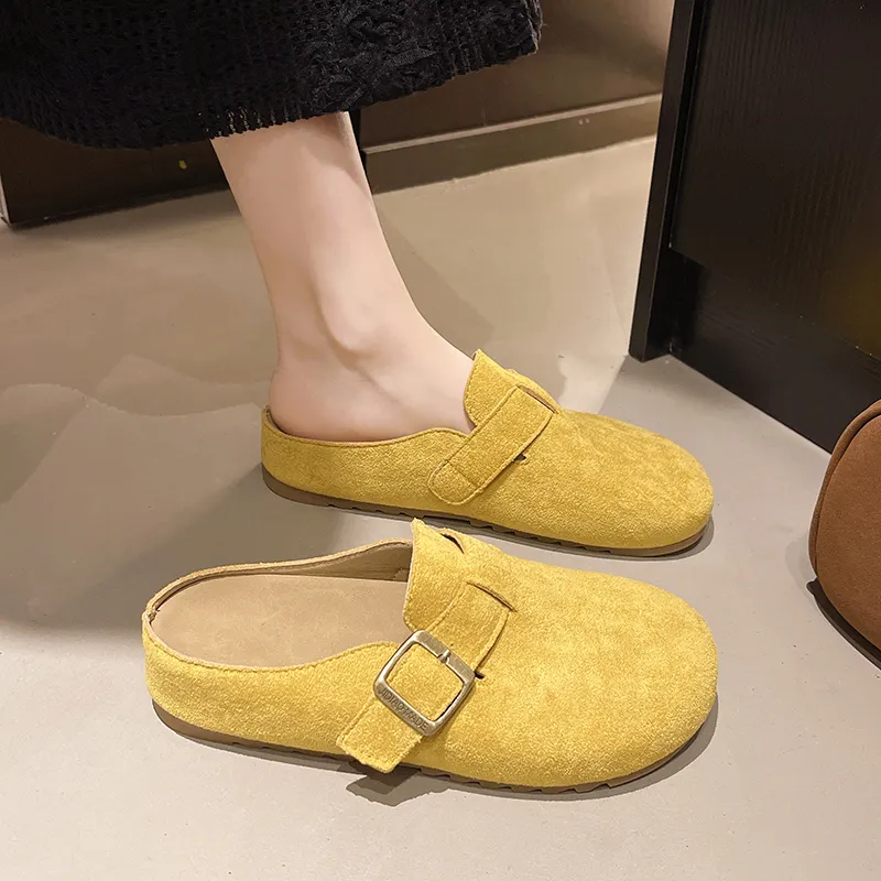 Puppytown Slip Resistant Abrasion Resistant Odor Resistant Wrap toe Slippers Women's-6