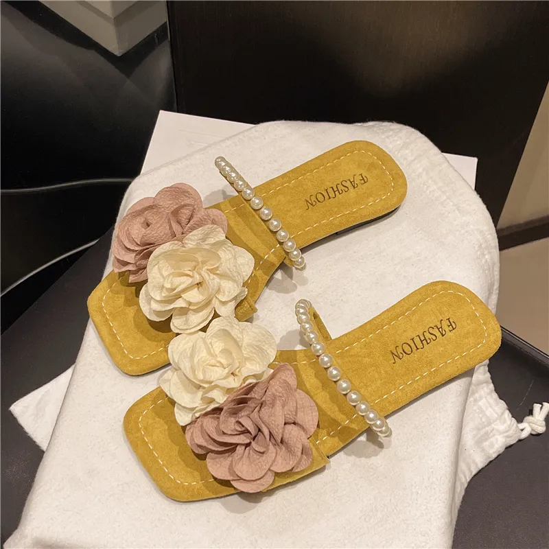 Puppytown Rubber Sole Slip Resistant Abrasion Resistant Slide Slippers Women's-7