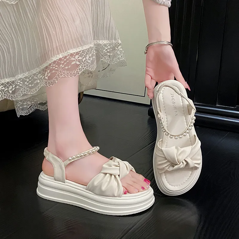 Puppytown One Strap Sandals 5cm Women's-8
