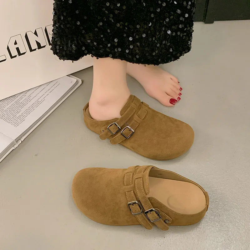 Puppytown Odor Resistant Abrasion Resistant Slip Resistant Wrap toe Slippers Women's-7