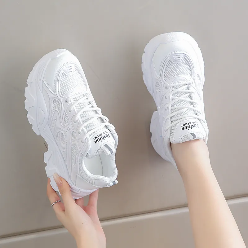 Puppytown Anti Slip Wear Resistant Low Top Chunky Sneakers Women's-5