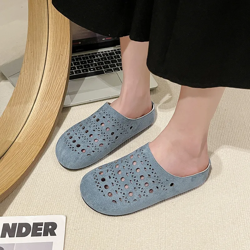 Puppytown Rubber Sole Slip Resistant Abrasion Resistant Closed Toe Slippers Women's-1