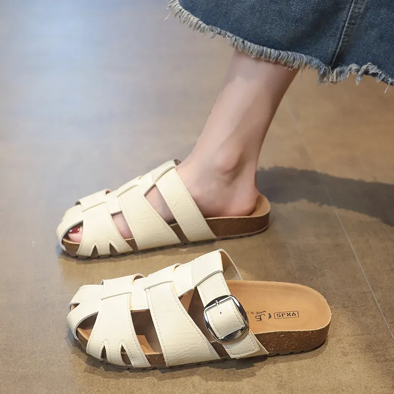 Puppytown Rubber Sole Slip Resistant Abrasion Resistant Closed Toe Slippers Women's-13