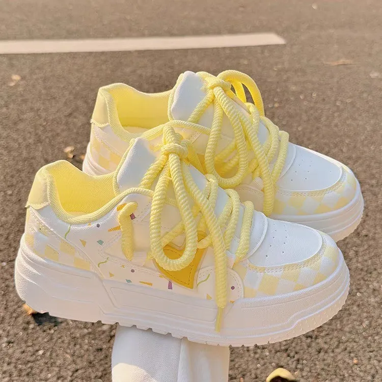 Puppytown Anti Slip And Wear Resistant Height Increasing Low Top Casual Shoes Women's-4