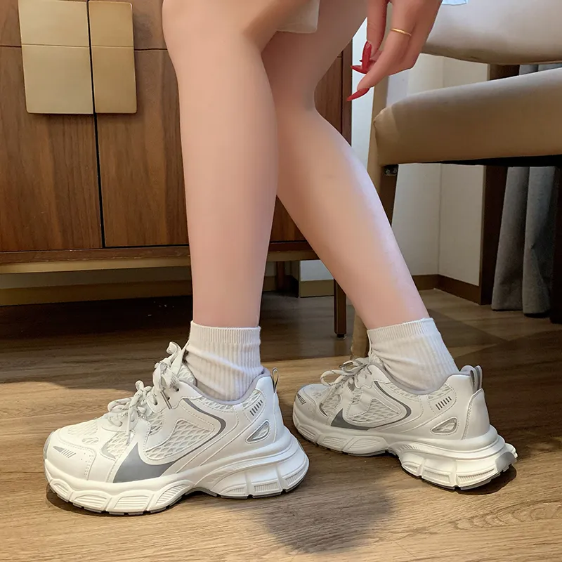 Puppytown Slip Resistant And Breathable Low Top Chunky Sneakers Women's-12