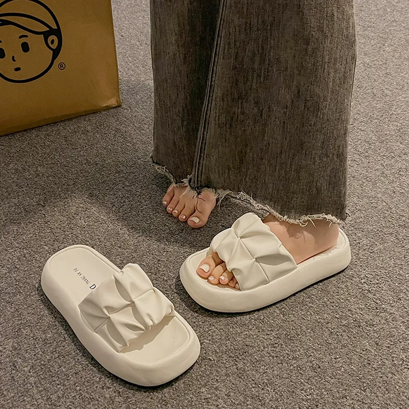 Puppytown Rubber Sole Slip Resistant Abrasion Resistant Slide Slippers Women's-20