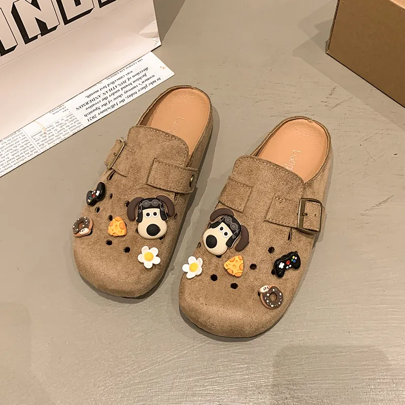 Puppytown Slip Resistant Abrasion Resistant Closed Toe Slippers Women's-14