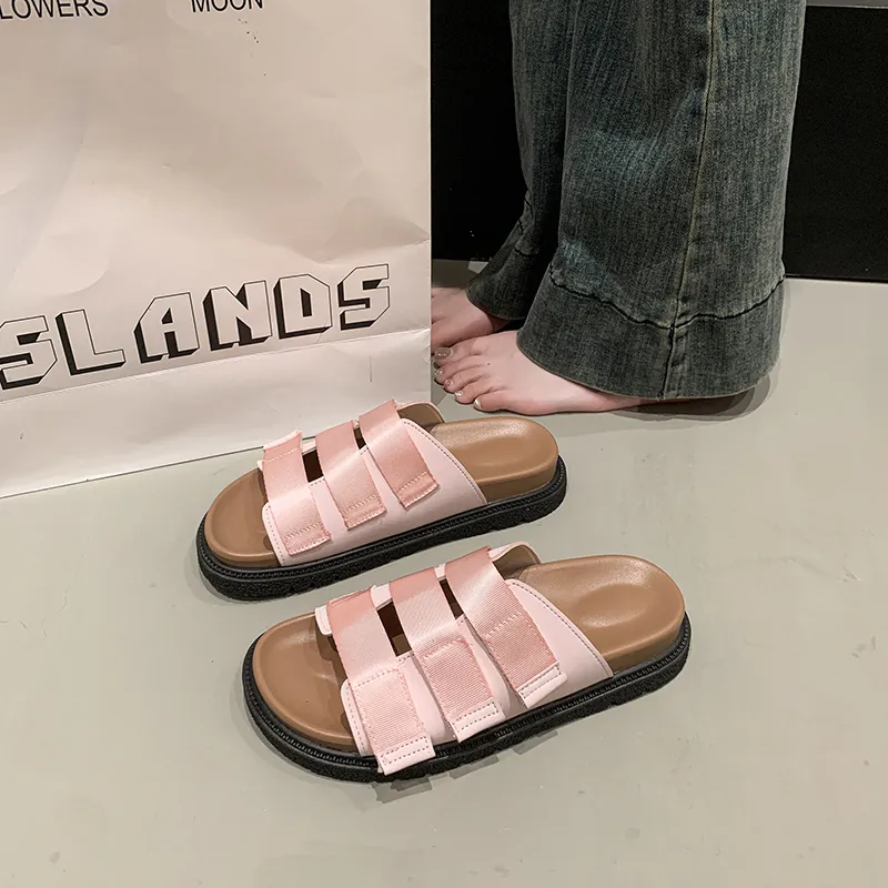 Puppytown Rubber Sole Slip Resistant Abrasion Resistant Slide Slippers Women's-15