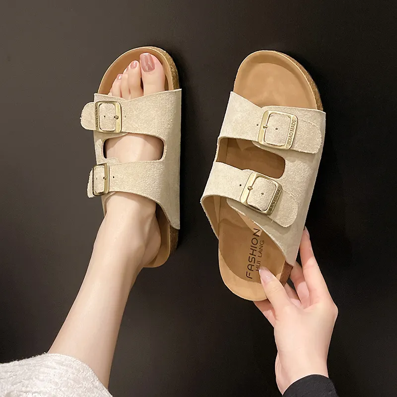 Puppytown Slip Resistant Odor Resistant Abrasion Resistant Slide Slippers Women's-9
