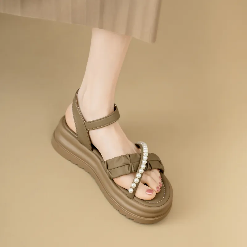 Puppytown Roman Sandals 5cm Women's-7