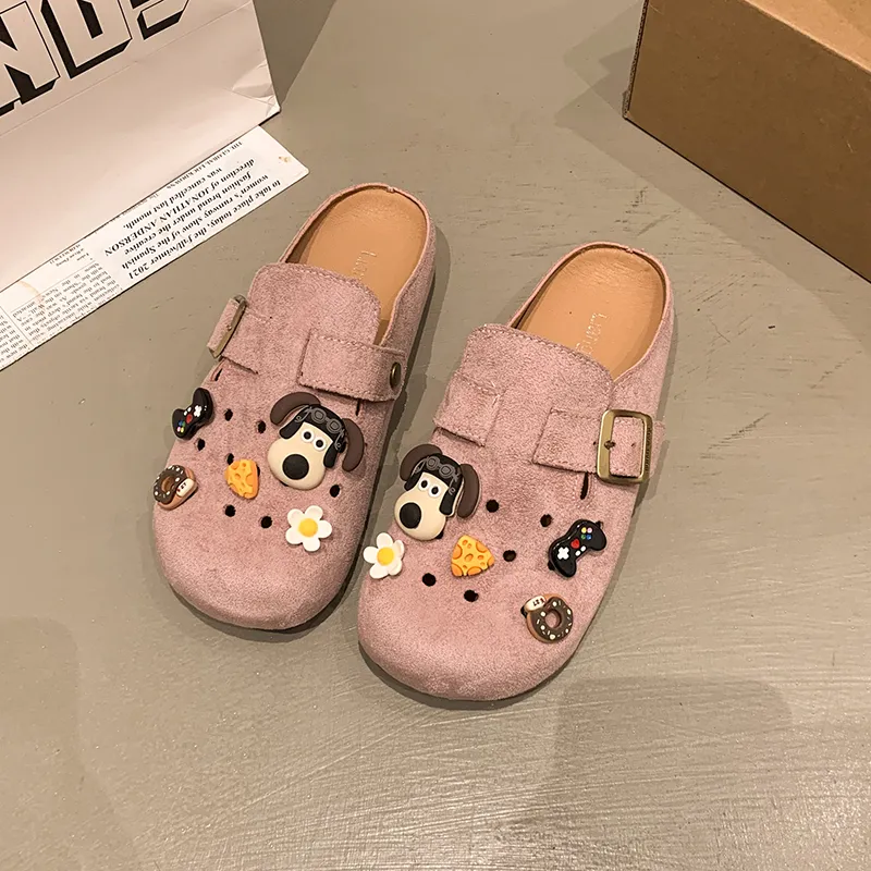 Puppytown Slip Resistant Abrasion Resistant Closed Toe Slippers Women's-21