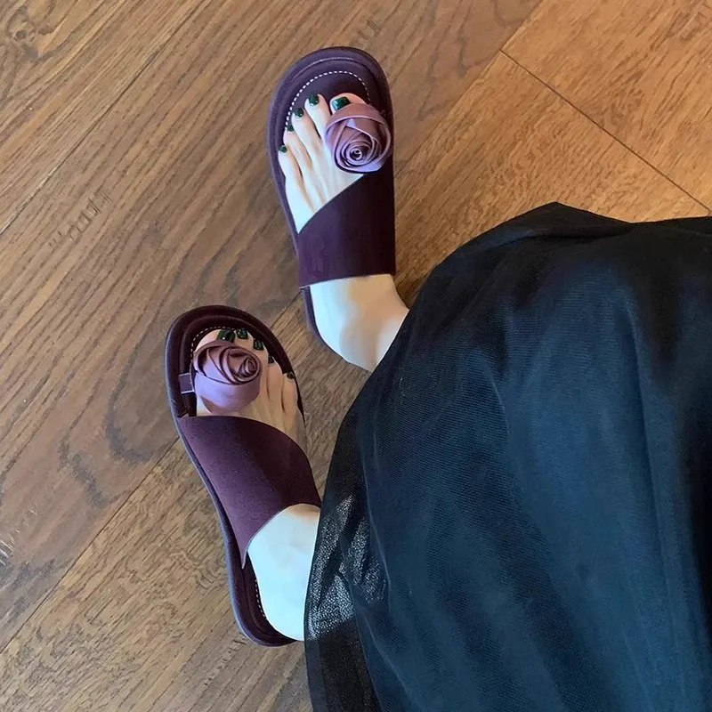 Puppytown Rubber Sole Slip Resistant Abrasion Resistant Slide Slippers Women's-3